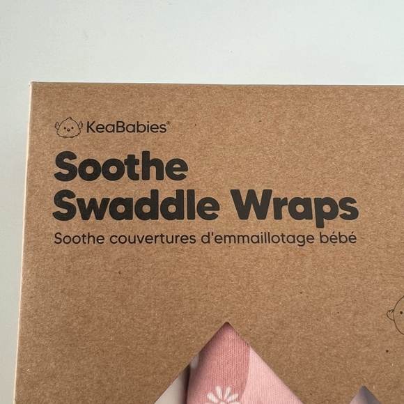 NWT KeaBabies 3-Pack Soothe Swaddle Wraps Butterflies size 0-3 months - Picture 6 of 9
